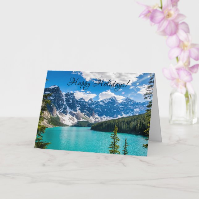 Moraine Lake, Banff National Park Card (Orchid)