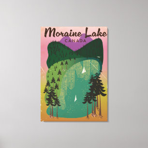 Moraine lake Canada Canvas Print