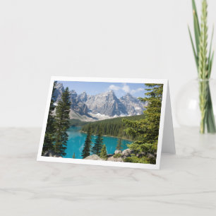 Moraine Lake Canada Card
