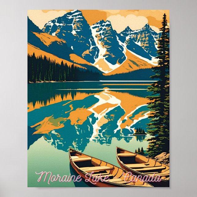Moraine Lake - Canada Poster (Front)