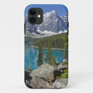Moraine Lake, Canadian Rockies, Alberta, Canada iPhone 11 Case