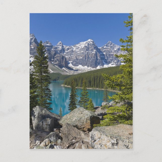 Moraine Lake, Canadian Rockies, Alberta, Canada Postcard (Front)