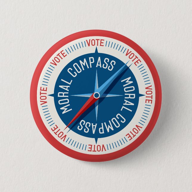 Moral Compass Button (Front)