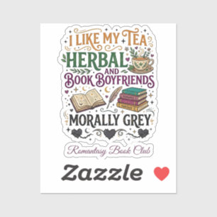 Morally Grey Book Boyfriend Herbal Tea Book Club