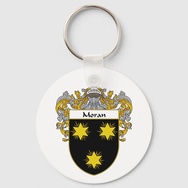 Moran Coat of Arms (Mantled) Keychain (Front)