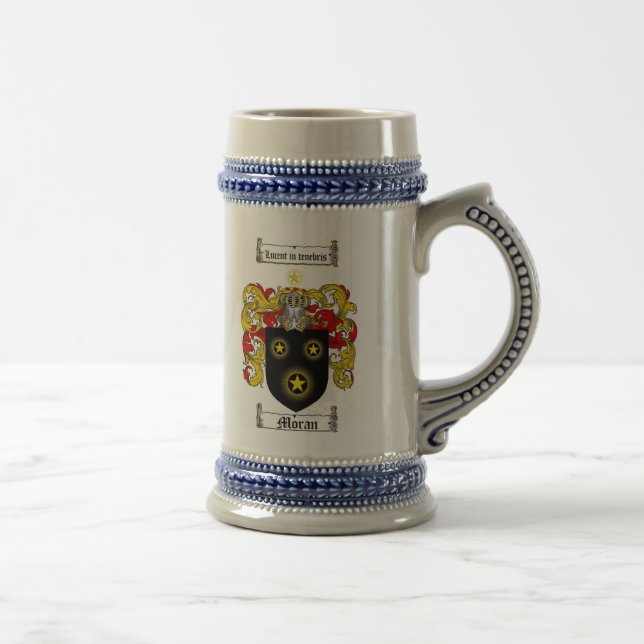 Moran Coat of Arms Stein (Right)