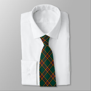 Moran Tartan Forest Green Plaid Tie