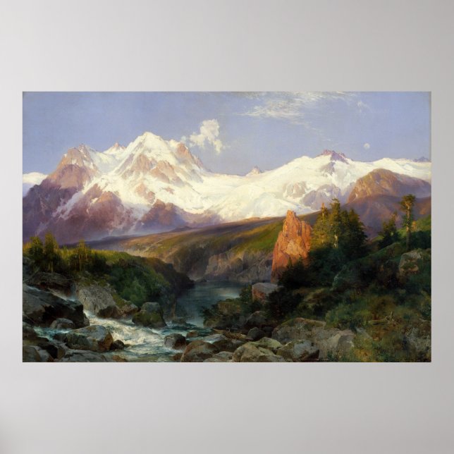 Moran - The Teton Range Poster (Front)