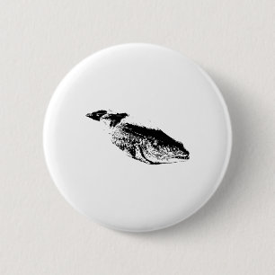 Moray Eel Motif Fish Reef Ocean Animals Sea Creatu 2 Inch Round Button