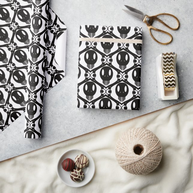 Morbid Faces Wrapping Paper (Crafts)