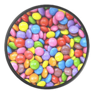 Morceaux de bonbons colorés