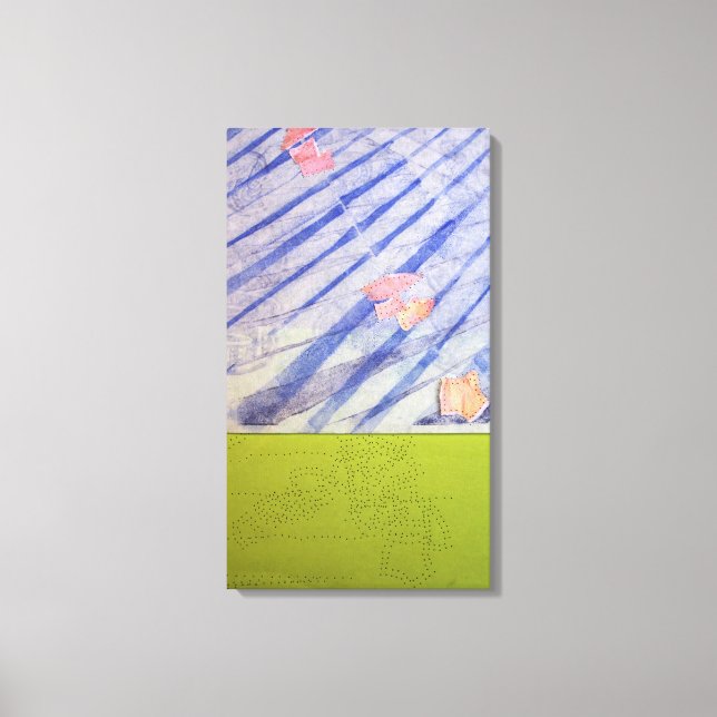 Morceaux de Temps n1 du 18 oct 2015 Canvas Print (Front)