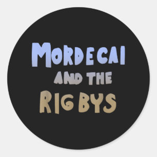 Mordecai And The Rigbys Ringer Y2k Retro T-shirt.p Classic Round Sticker
