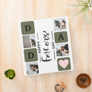 Mordern Photo Collage Father's Day Binder
