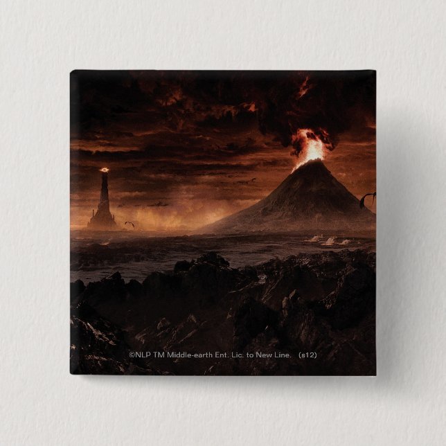 MORDOR™ 2 INCH SQUARE BUTTON (Front)