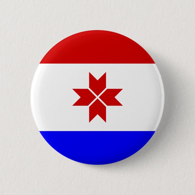 Mordovia Flag 2 Inch Round Button (Front)
