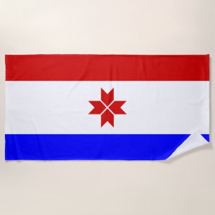 Mordovia Flag Beach Towel