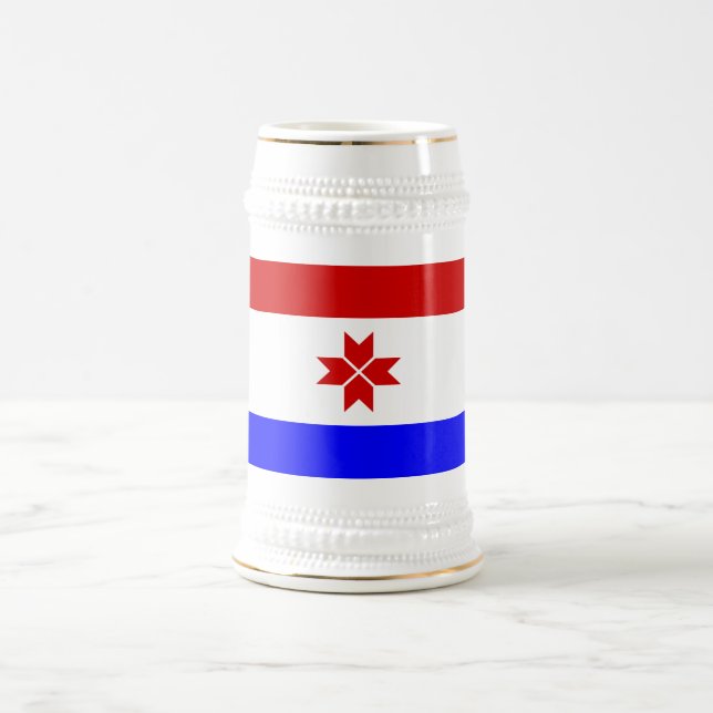 Mordovia Flag Beer Stein (Center)