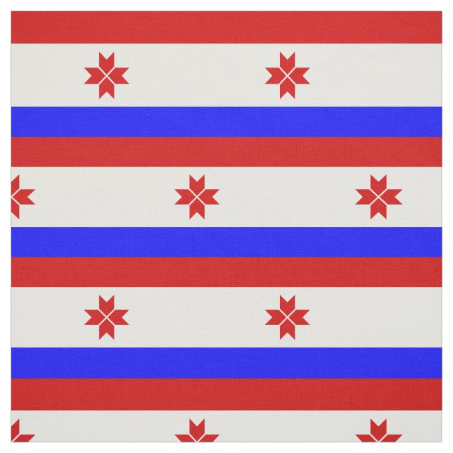 Mordovia Flag Fabric (Swatch)