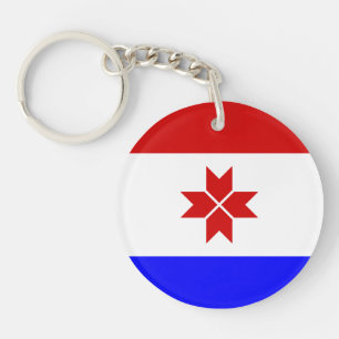 Mordovia Flag Keychain