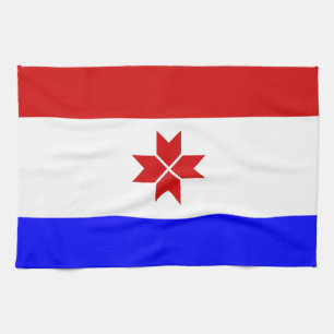 Mordovia Flag Kitchen Towel