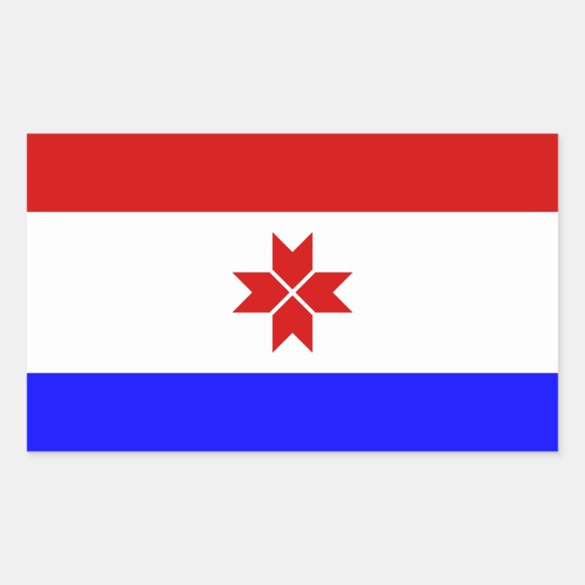Mordovia Flag Sticker (Front)
