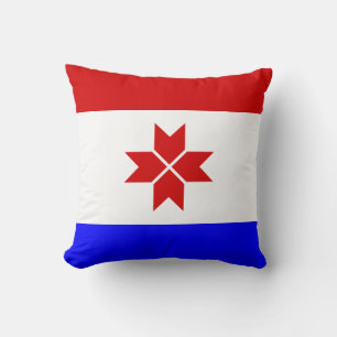 Mordovia Flag Throw Pillow