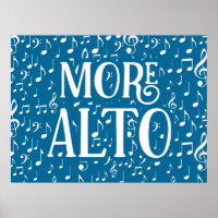 More Alto - Blue White Singer