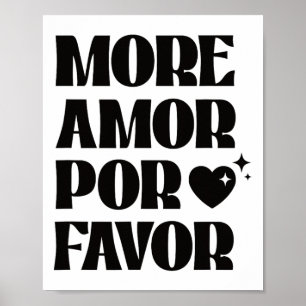 More Amor Por Favour Retro Love Valentine Aestheti Poster