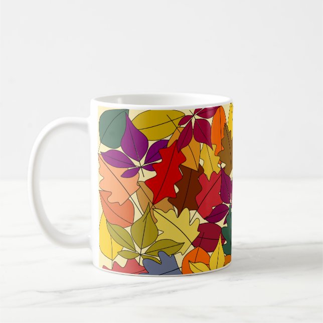 More Autumn Leaves Coffee Mug (Left)