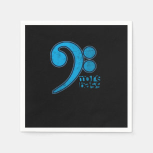 More Bass Clef Note Musical Notes Musicians Music Napkin