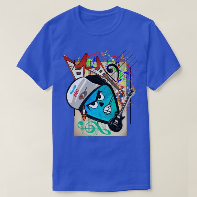 More Bass Twisted Clef 4.0 Music T-Shirt (Design Front)
