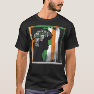 More Blacks More Dogs More Irish Ireland Flag Anti T-Shirt