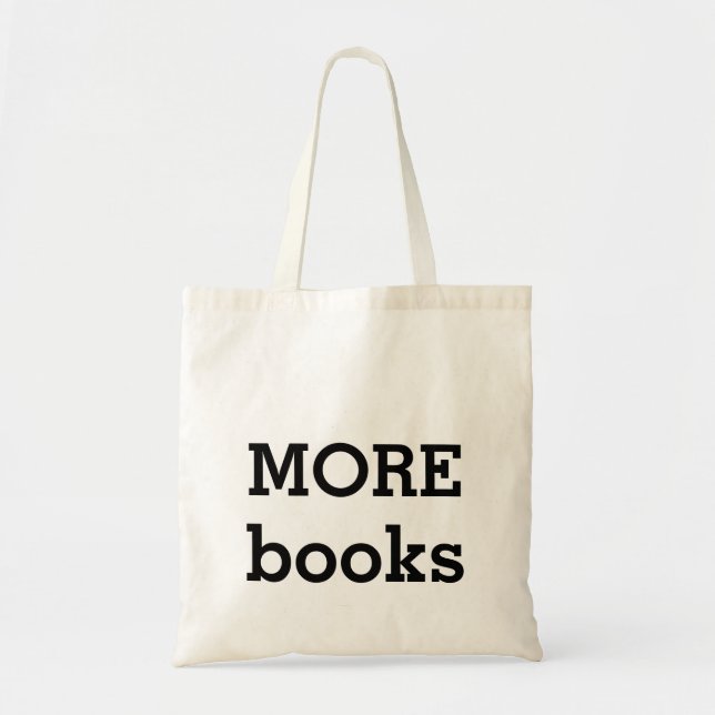 More Books Modern Book Tote Bag (Front)