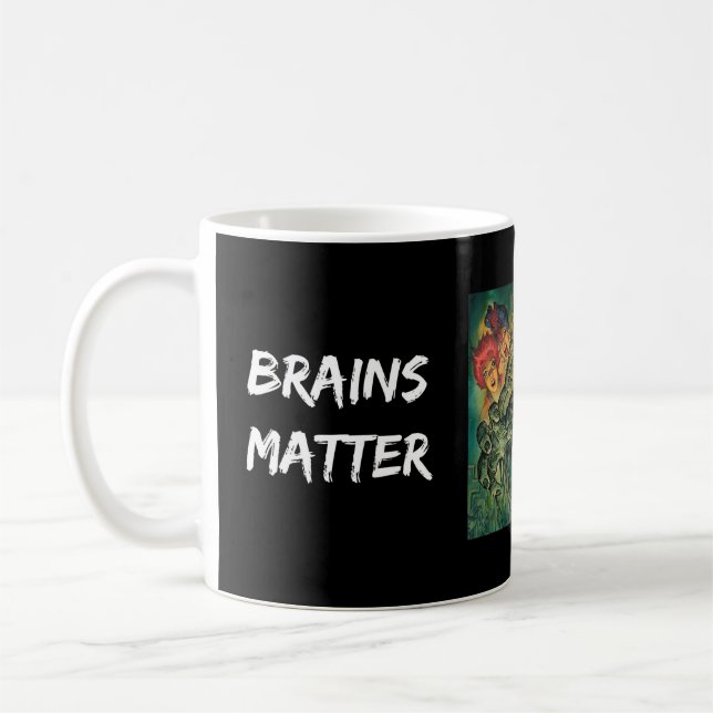 More Brains Coffee Mug (Left)