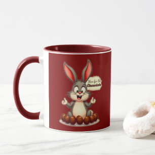 More Chocolate – Funny Easter Bunny - caneca Mug