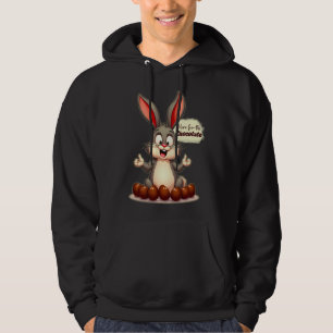 More Chocolate – Funny Easter Bunny - moletom Hoodie