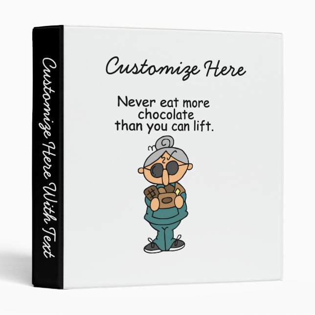 More Chocolate Humour Binder (Front/Spine)