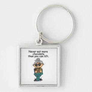 More Chocolate Humour Keychain
