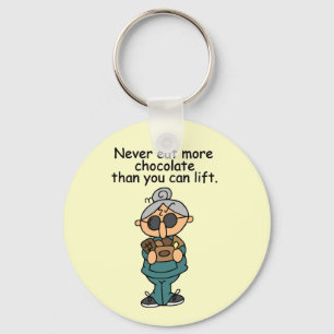 More Chocolate Humour Keychain