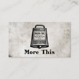 More Cowbell Business Card