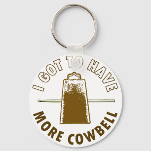 MORE COWBELL KEYCHAIN