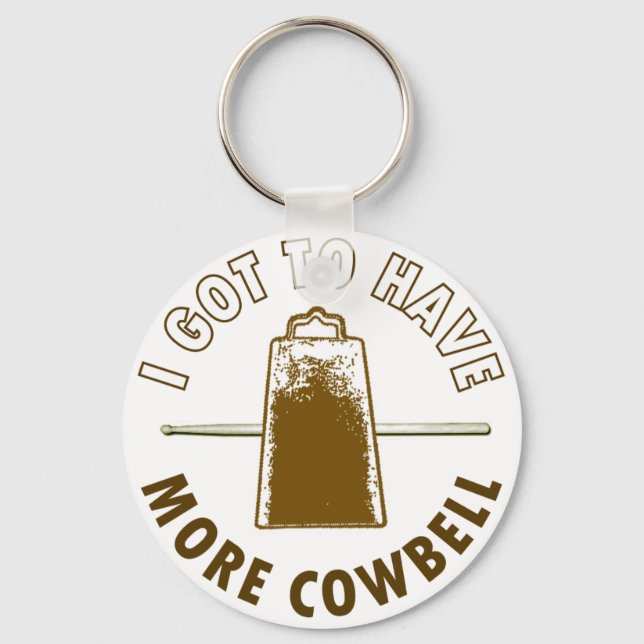 MORE COWBELL KEYCHAIN (Front)