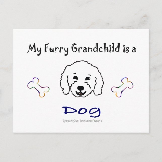 More Dog Breed Names W/This Design Postcard (Front)