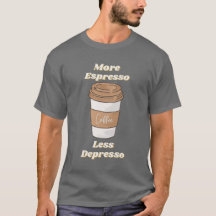 More Espresso Less Depresso Latte Mug