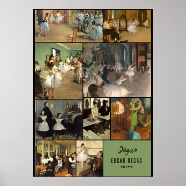  More Famous Impressionism by Edgar Degas Poster (Front)