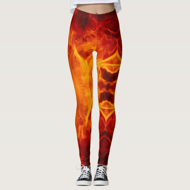 More Fire - Power Yoga Leggings (Devant)