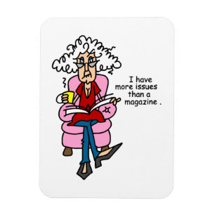 More Issues Than a Magazine Humour Magnet