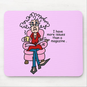 More Issues Than a Magazine Humour Mouse Pad