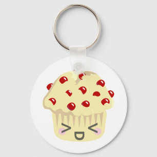 More Kawaii Muffin Faces Keychain